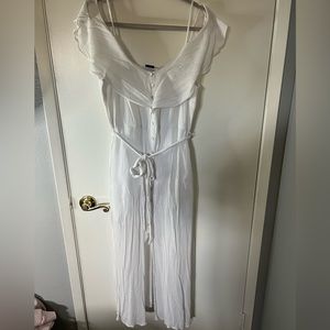 City Chic long white dress